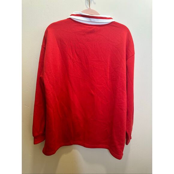 Ohio State Buckeyes Game Day Couture Red and White Pullover Size Medium New - Picture 6 of 6